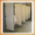 HPL compact toilet sheet and partition walls