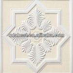 Decorated calcium silicate board tiles