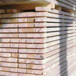 Solid spruce wood boards