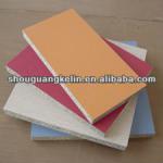 E2 grade high gloss plain particle board with melamine paper-