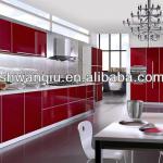 WQ High glossy 1220*2440*18mm UV mdf board solid color for kitchen cabinet