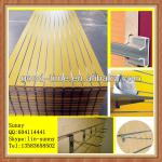 Melamine MDF slotted board slatwall panel