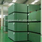 Melamined waterproof Green MDF from china luli Group