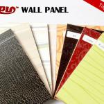 Wooden colors of decorative wall panel wrapped with melamine paper by hot pressure