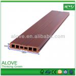 American standard China wood plastic composite hollow indoor decking wpc
