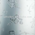 4mm decorative acid etched glass panel for internal decoration
