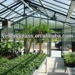 greenhouse glass for gardon with CCC &amp; ISO9001 certificate