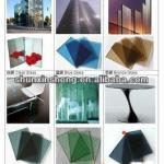 4mm 5mm 6mm tinted reflective glass