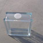 Building decorative glass block