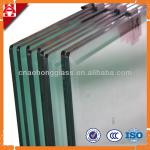 glass tempered with ISO CE&amp;BV clear / colored Tempered Glass