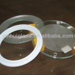 round shape tempered glass light covers