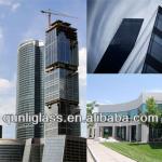 Building made of glass-