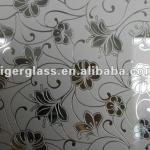 Popular stereo pattern colored mirror for sliding door
