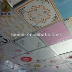 595x595x7mm PVC ceiling 2014 Hot Sale for interior decoration-LSN-SQ15