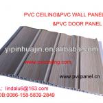 manufacture wooodgrain PVC panel &amp;PVC door panel&amp;PVC profile-001