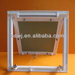 aluminum ceiling access panel with touch lock and gypsum board