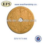 antique wood hand-carved ceiling medallion (EFS-YCY-068)-EFS-YCY-068