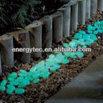 Aqua color photoluminescent stone / glow in the dark stone / glow pebble-Pebble