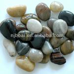 Mixed polished pebbles