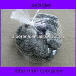 Wholesale Black Polished Natural Pebble for Garden Decor