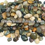 Natural river stone pebble decorative