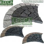 Fan garden mesh granite pavers stone