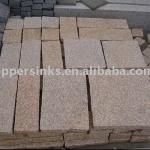 bush hammered paver stones