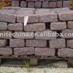 Chinese granite tumbled cube stone