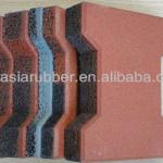 Dog-Bone Block Rubber Paver For Walkway