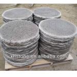 Garden lava paving stone; black paving stone ,