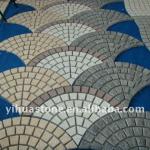 Mesh back paving stone