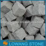 LW grey granite cube stone outdoor-LW