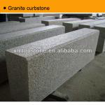 Grey granite curbstone