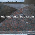 Tan Brown granite Stone Pier Cap for sales