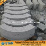China granite kerbstone with arc-shaped design