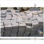 grey granite Cube stone-granite