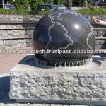 landscaping stone globe