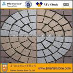 Mixed colors natural mesh paving stone