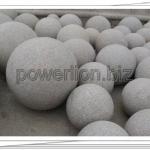 chinese granite car stop stone ball-