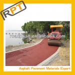 road construction for cold colored mixture bitumen