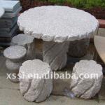 Granite Outdoor Table and Bench-TB-0007
