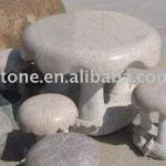garden stone table and chair