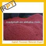 colored cold bitumen mixture to road construction