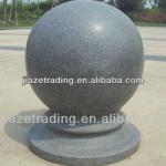 Grey granite stone ball