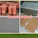 yellow,white,grey and red sandstone panel