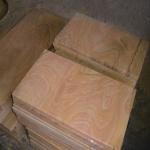 wooden vein yellow sandstone tile