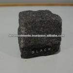 Black paving granite and stone flooring cubes