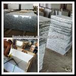 Chinese cheap Spray White polished granite tiles