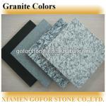 Polished black grey white granite, g654 black granite, grey granite