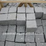 Natural granite cubestone pavements